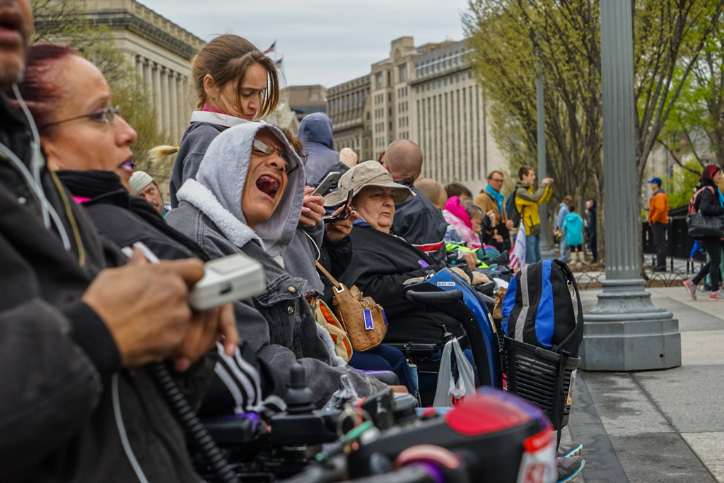  People demonstrating 