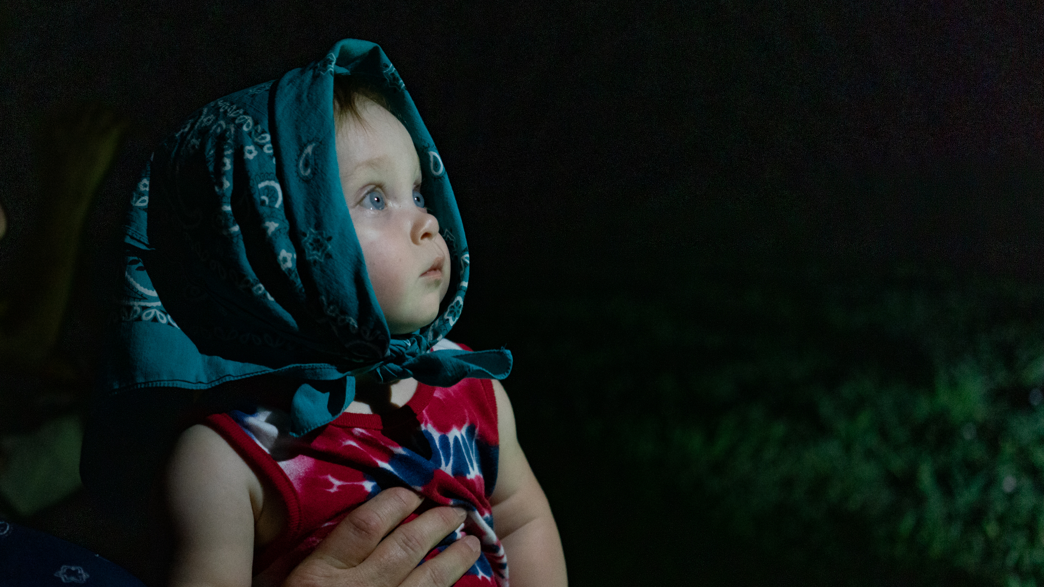  Young girl with bright eyes 