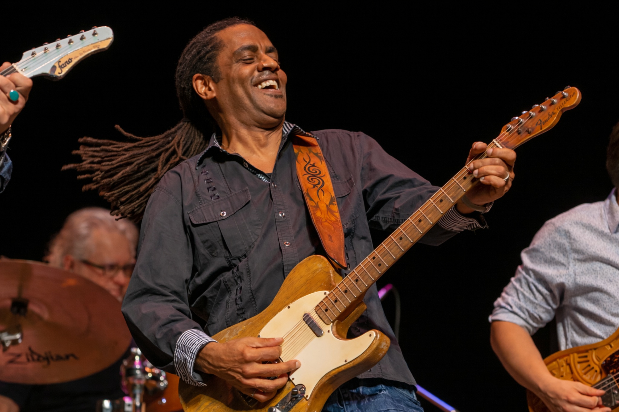  Man playing a guitar 